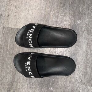 Givenchy Black and Gray Slides